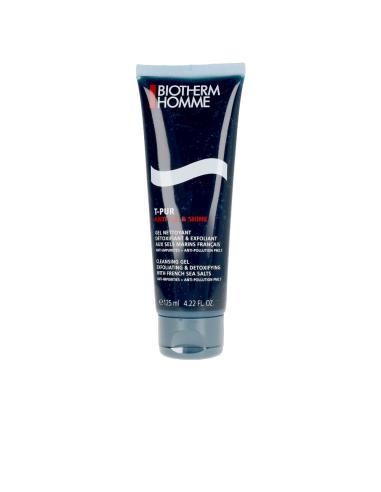 HOMME T-PUR Anti-oil & Shine Cleansing Gel 125 ml - BIOTHERM