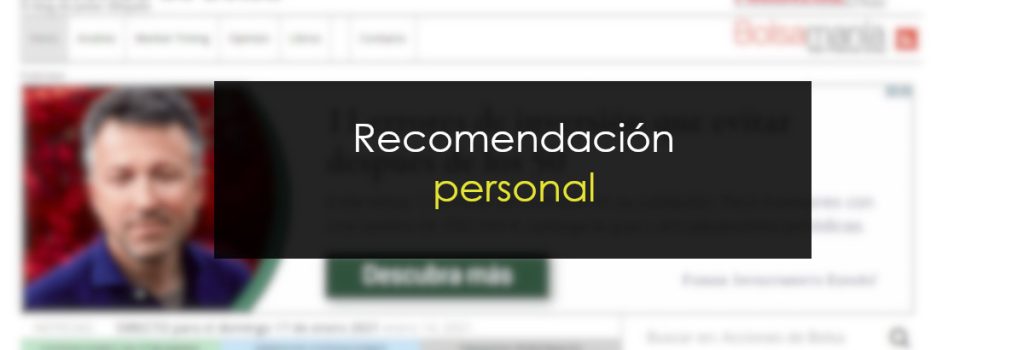 Recomendación personal