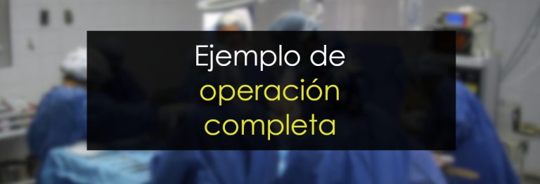 Ejemplo de operación completa