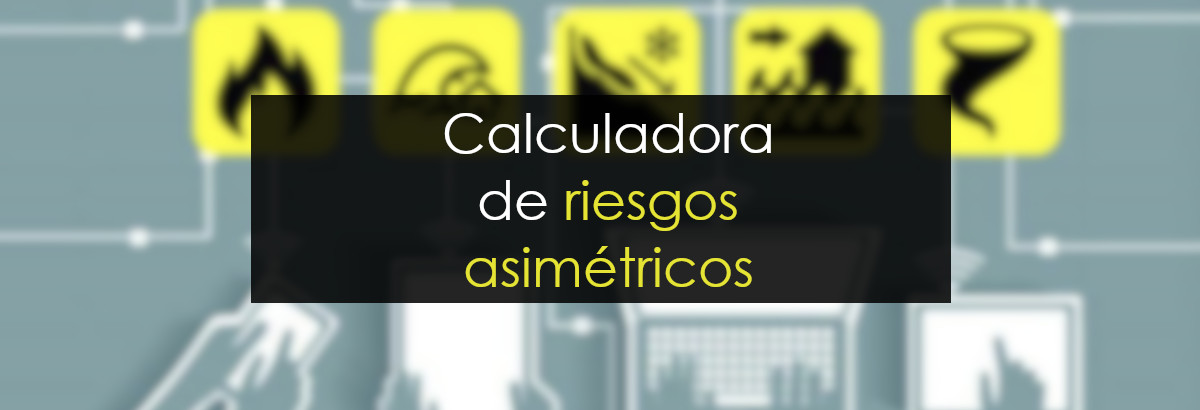 Calculadora de riesgos asimétricos miniatura