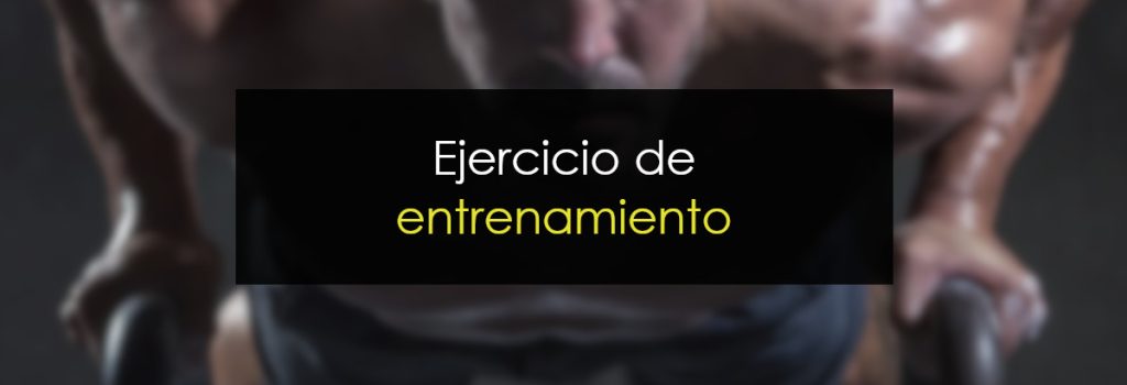 Ejercicio de entrenamiento