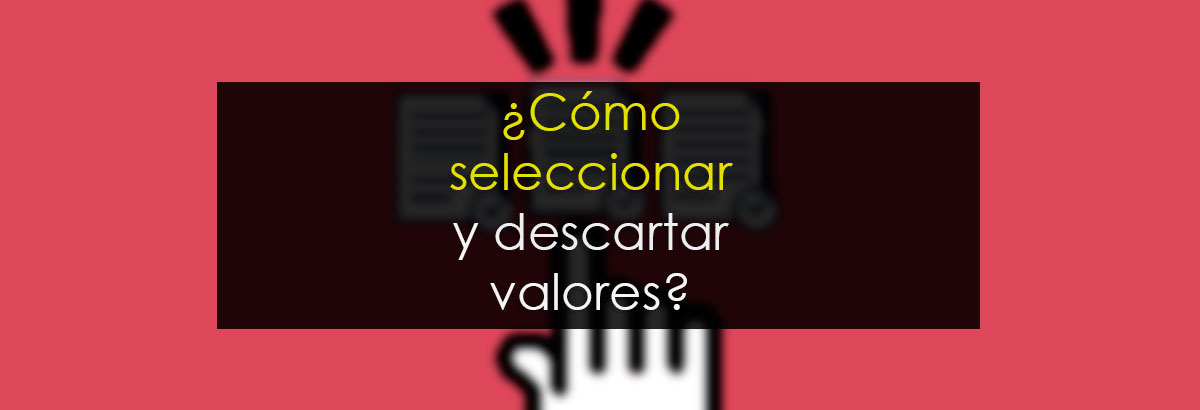 seleccionar y descartar valores para comprar y vender miniatura