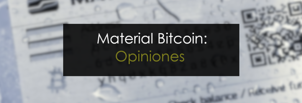 material bitcoin opiniones miniaturas