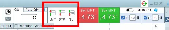 Tipos de orden al broker