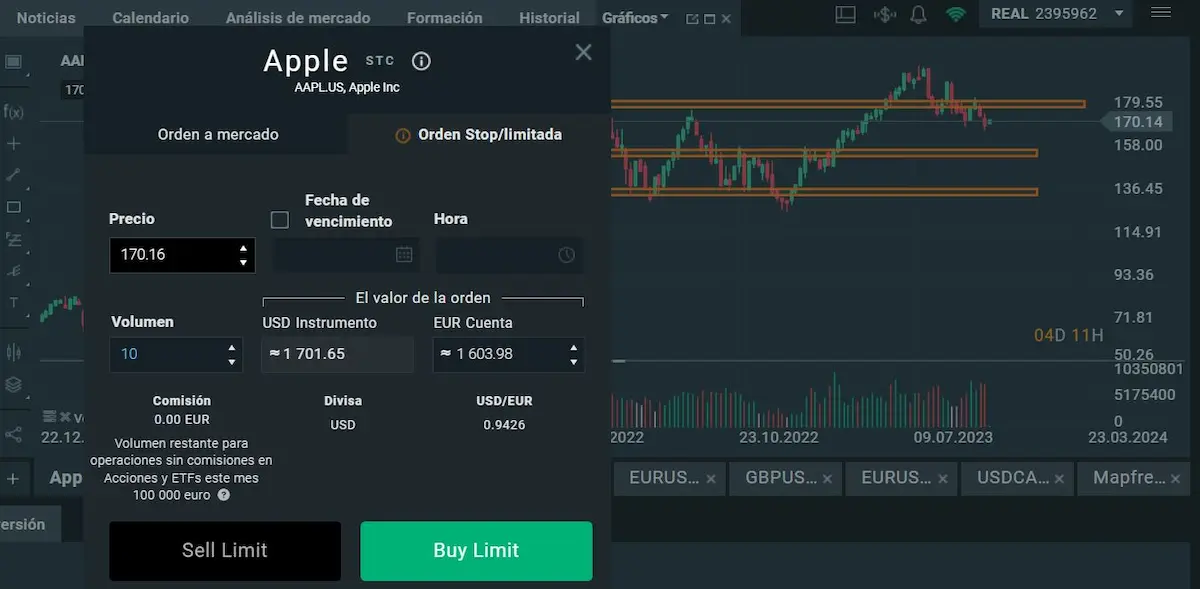 apple orden broker