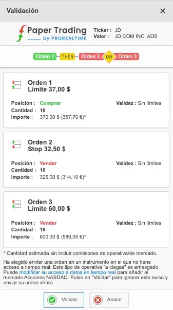 ordenes proreal