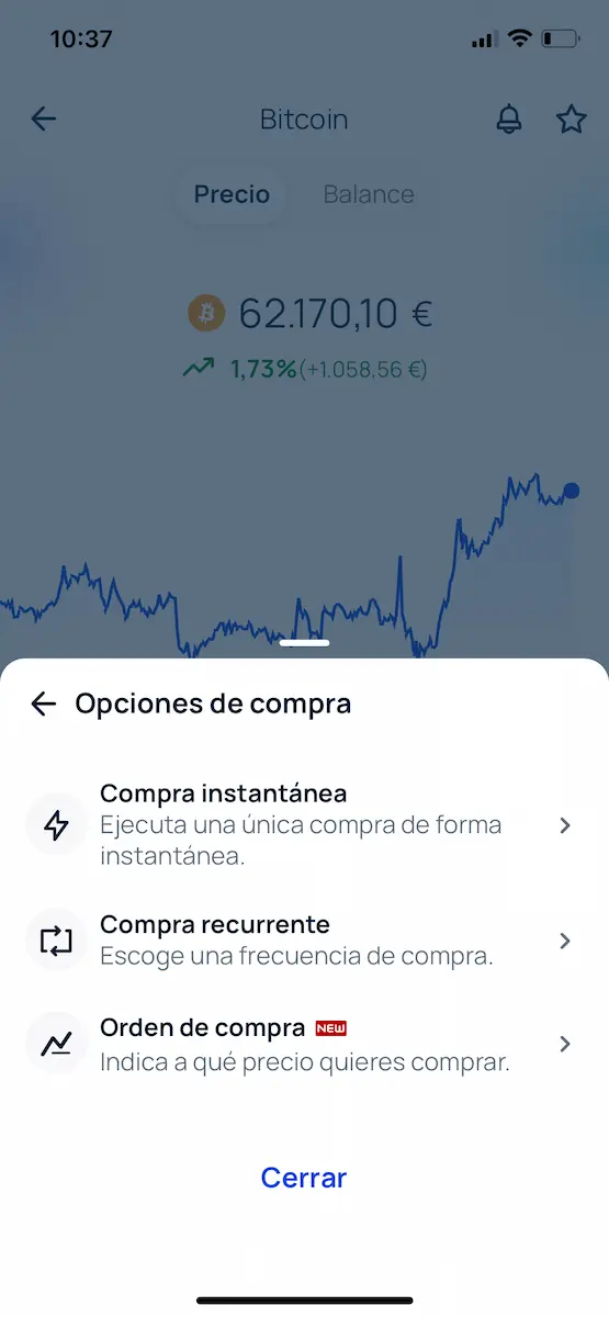 opciones compra BTC