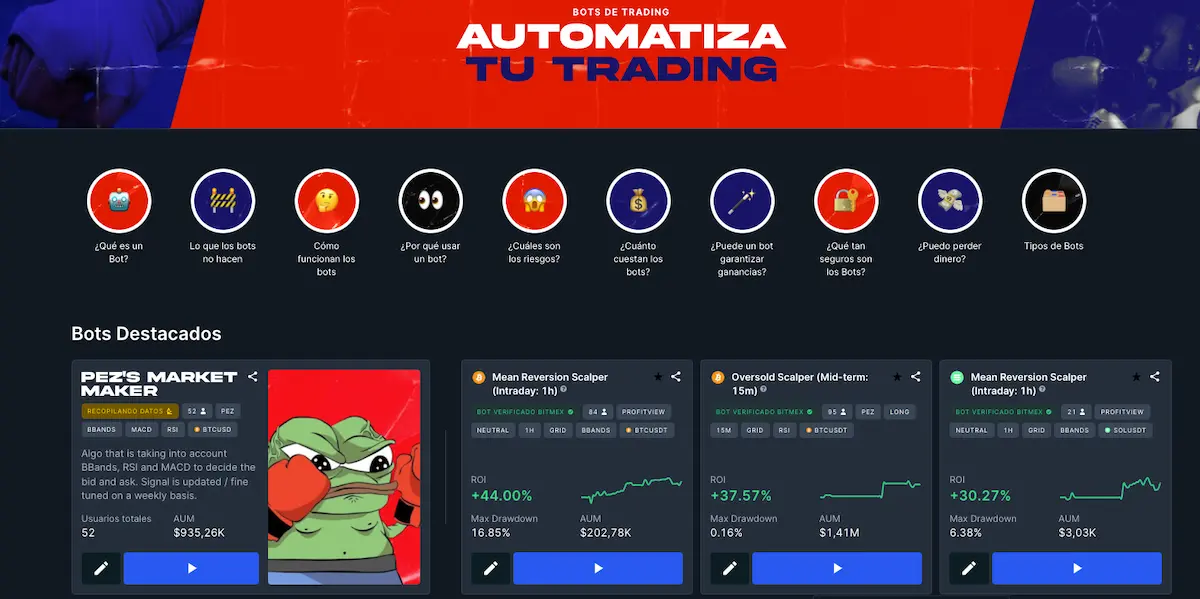 trading bots bitmex 