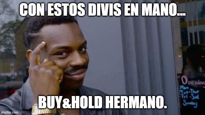 meme vivir de dividendos