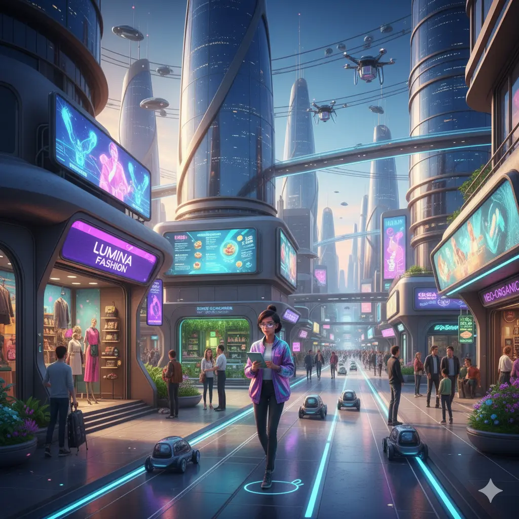 ciudad futurista