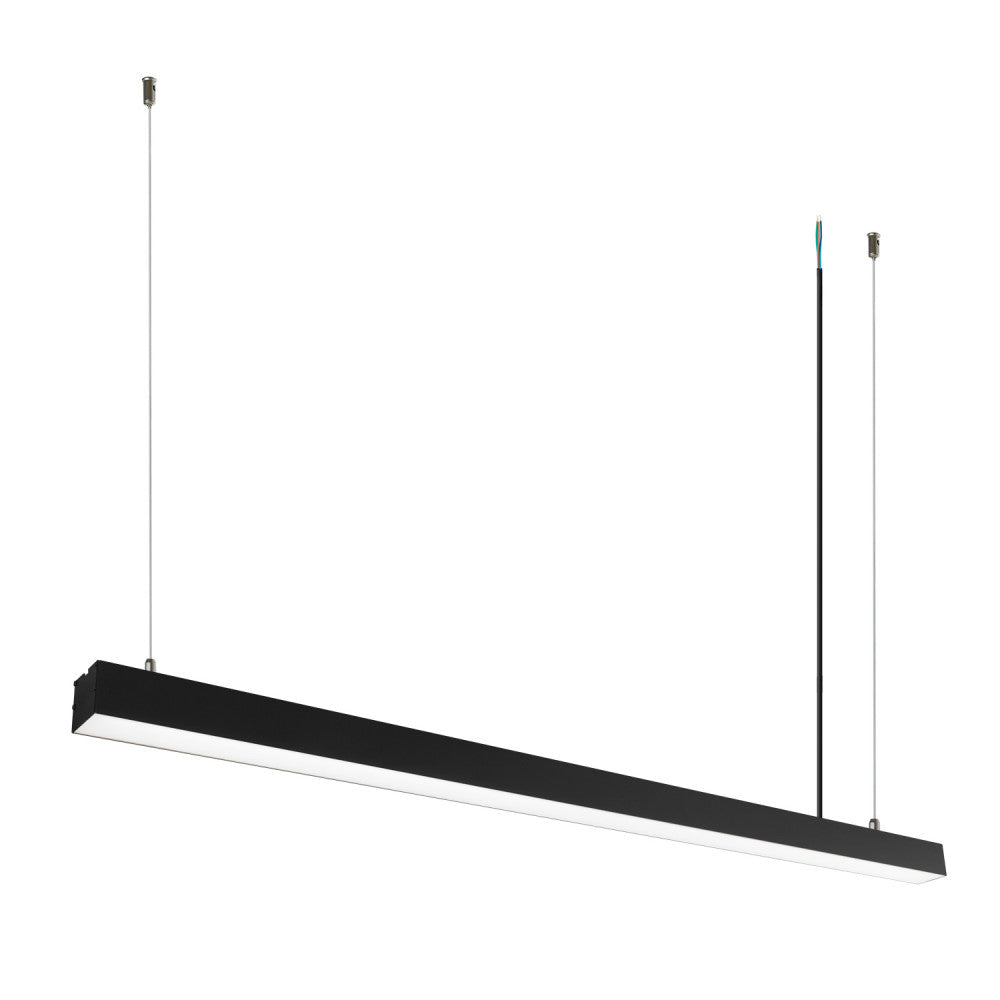 Luminaria Lineal LED Philips 2835 150Cm 50W 2700ºK IP40 Acabado Negro Superficie/ Suspendida - Imagen 2
