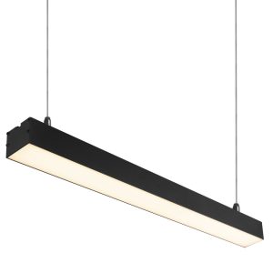 Luminaria Lineal LED Philips 2835 60Cm 20W 2700ºK IP40 Acabado Negro  [1916-NSLNL600MM-P-WW]