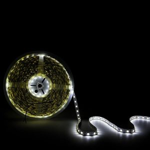 Tira de 60 LEDs/M 14.4W 20.400Lm CRI85 6000ºK SMD5050 24VDC IP20 x20M 40.000H [CA-5050-60-14,4W-20M-CW]-Blanco Frío