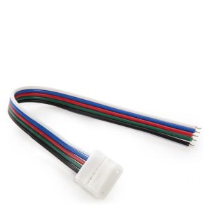 Conector Tira LED RGBw Simple con Cable