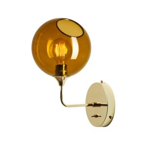 Aplique de Pared "Ballroom Amber" Ø370mm E27 Sin Bombilla