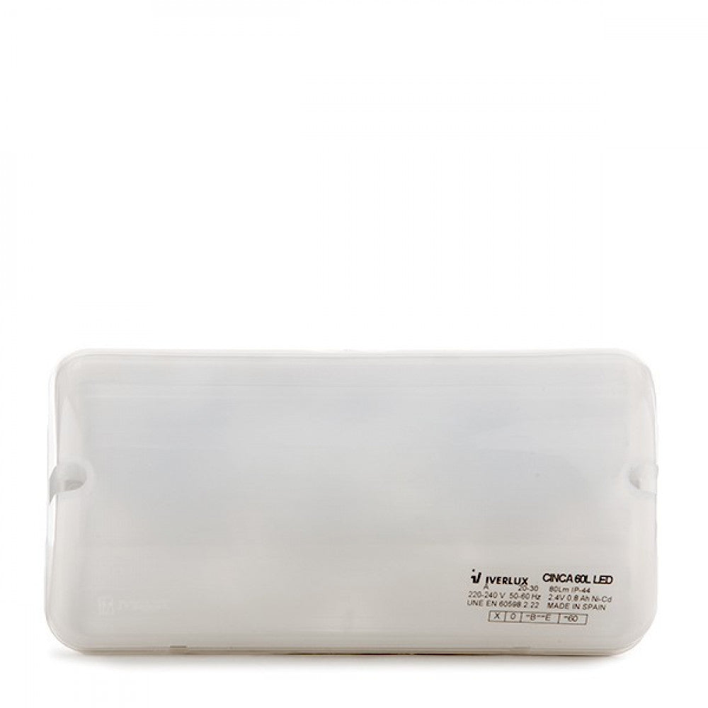 Alumbrado Emergencia LED 60Lm 1 Hora IP65 2.4V 0.8Ah - Imagen 3