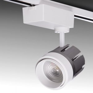 Foco de Carril LED 30W 2.700Lm CRI90 6000ºK "Athena" Monofásico Apertura Variable 50.000H [GMD-FTL03-M-30-CW]