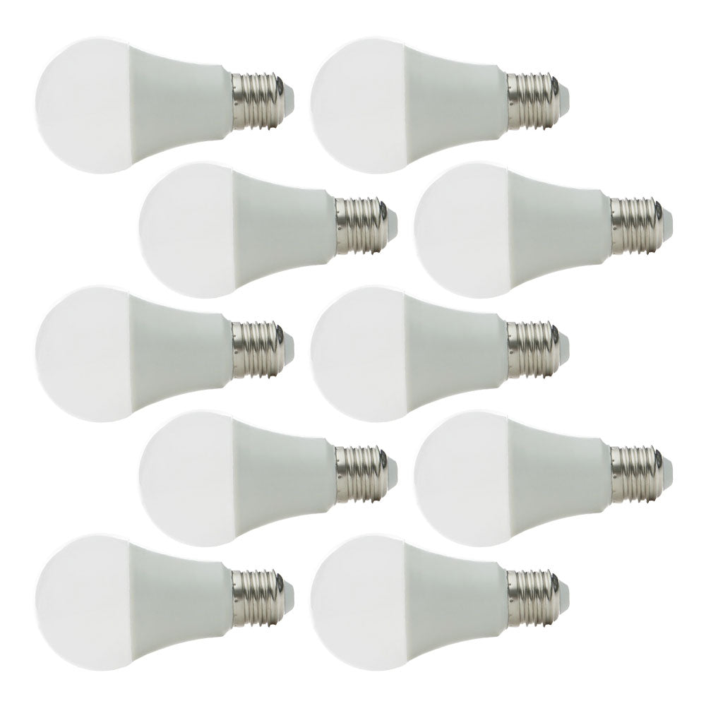Pack 10 Lámparas LEDs Esférica Aluminio/PC E27 7W 630Lm 40.000H - Imagen 3