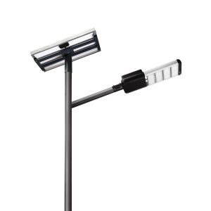 Luminaria LED Solar Híbrida 80W 180Lm/W (110W Monocristalino) Blanco Cálido 3000K