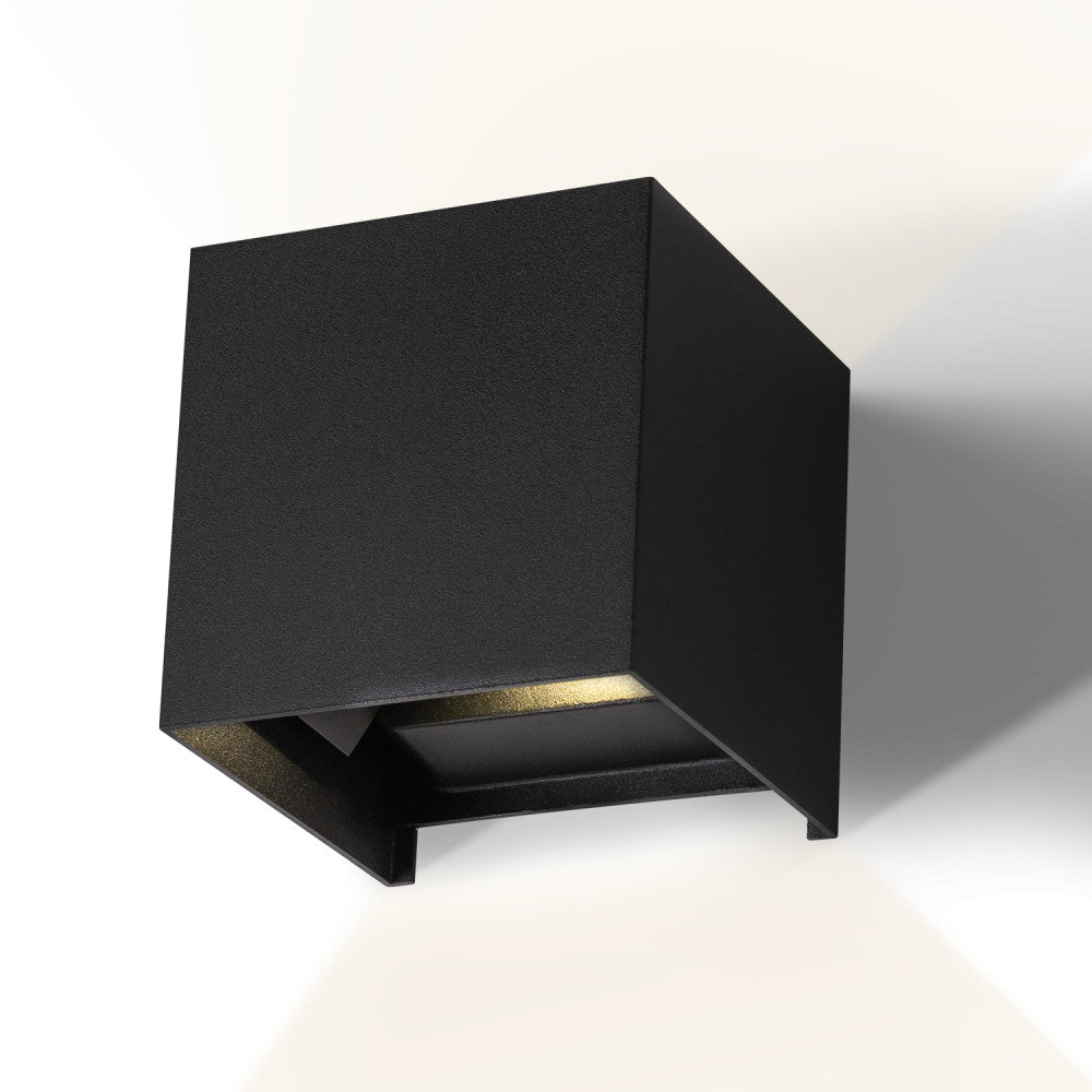 Aplique LED para Exterior 2x5W 100Lm/W IP65 Negro 4000K - Imagen 3