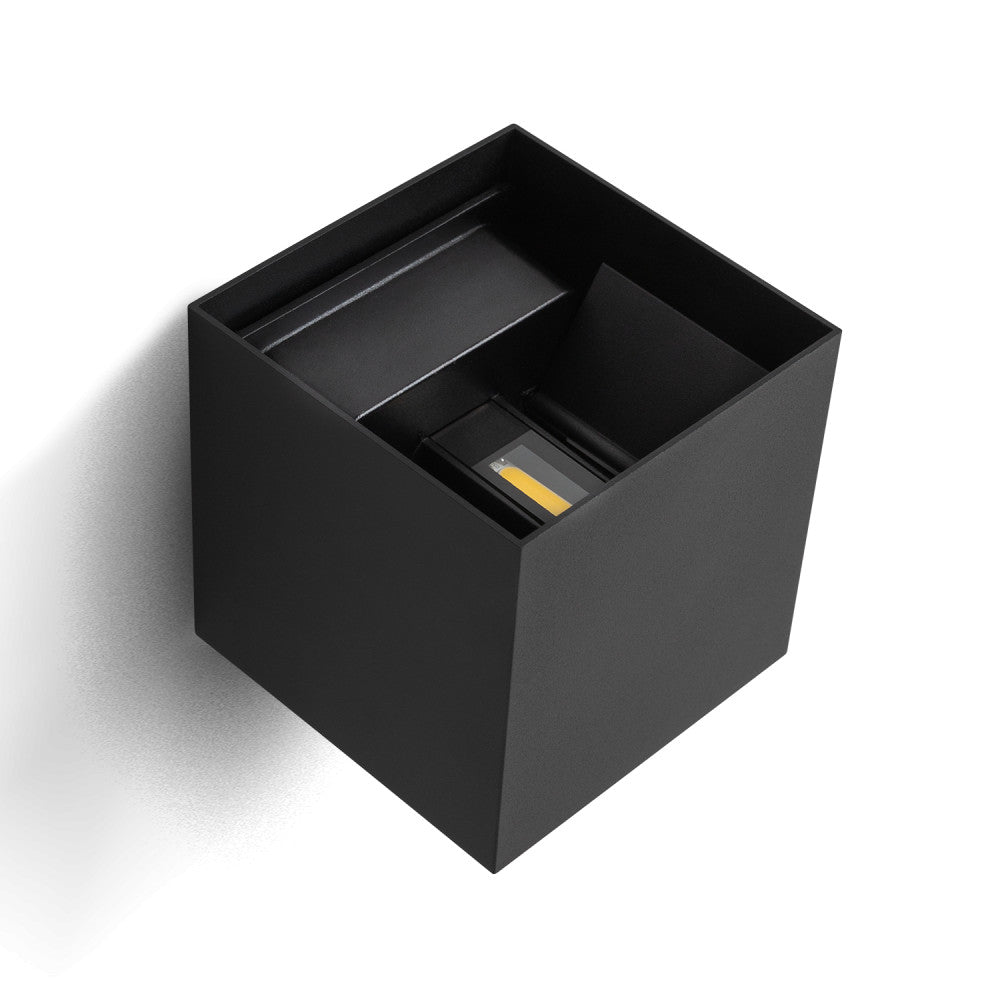 Aplique LED para Exterior 2x5W 100Lm/W IP65 Negro 4000K - Imagen 5