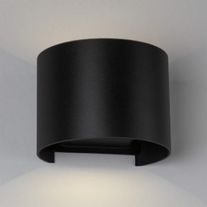 Aplique LED Exterior 2x5W 100Lm/W IP65 Negro 4000K  [HO-APL07-IP65-B-W]