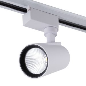 Foco de Carril LED 15W 1.350Lm CRI85 6000ºK Monofásico 40.000H  [HO-FC-15W-W-CW]