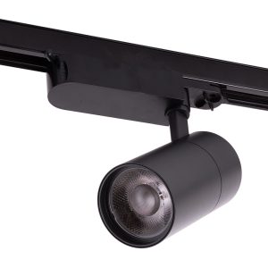 Foco Carril Trífasico LED 30W 2 700Lm CRI90 6000ºK 40 000H  [HO-FC-3F-30W-B-CW]