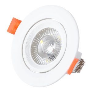 Foco Downlight Circular LED 7W 600Lm 6000ºK 38º 40.000H  [HO-IN-DL7W-CW]
