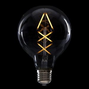 Bombilla LED E27 4W  288Lm 2000ºK Filamento G95 40.000H    [HO-LF-G95FI-E27-6WWW]