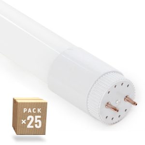 Pack de 25 Tubos LED T8 18W 2520Lm 6000ºK Cristal 120Cm 40 000H    [HO-LM1063-CW]