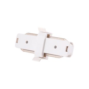 Conector Recto Carril Monofásico Blanco [HO-PL218000R]
