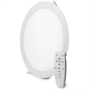 Placa LED 24W 2.400Lm Mando a Distancia (Intensidad-CCT) 40.000H  [HO-PL-24W-RC]