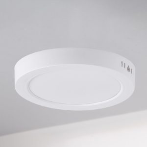 Plafón de Superficie LED 100Lm/W 12W 1200Lm 6000ºK IP20 [HO-PLC-12W-1200LM-CW]