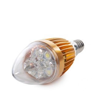 Bombilla LED E14 5W 400Lm 6000ºK 12VAC/Dc 40.000H  [HO-VE12V-E14-5W-CW]
