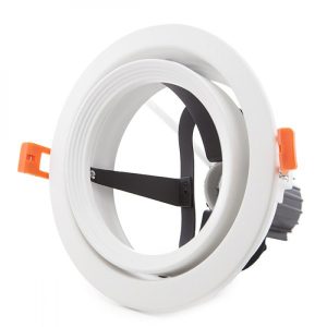 Aro Foco Downlight  Par 30 E27 (Sin Lámpara) Blanco