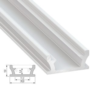 Perfíl Aluminio Tipo TERRA 2,02M - Anodizado Plata