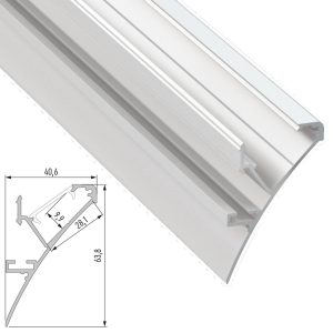 Perfíl Aluminio LOGI 2,02M