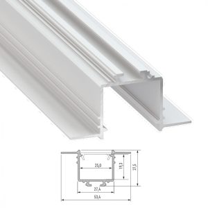 Perfíl Aluminio SUBLI 2,02M