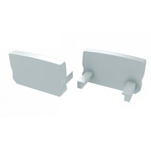 Tapón Final Perfíl Tipo D Alto - Plástico Blanco