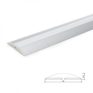 Perfíl Aluminio para Tira LED Difusor Opal  LLE-ALP021 x 2M
