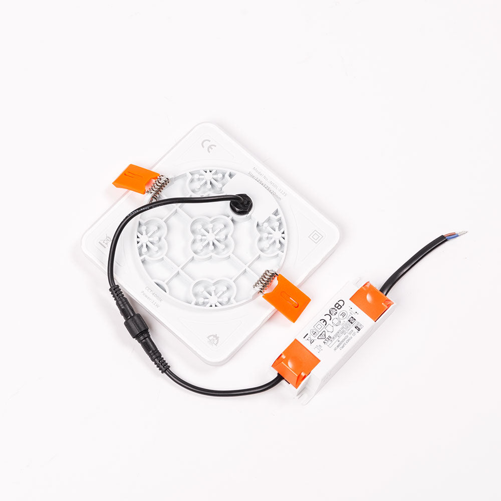 Placa LED 11W 883Lm 4000ºK Cuadrado sin Marco 40.000H [LUM-NSDL-S125-W - Imagen 6