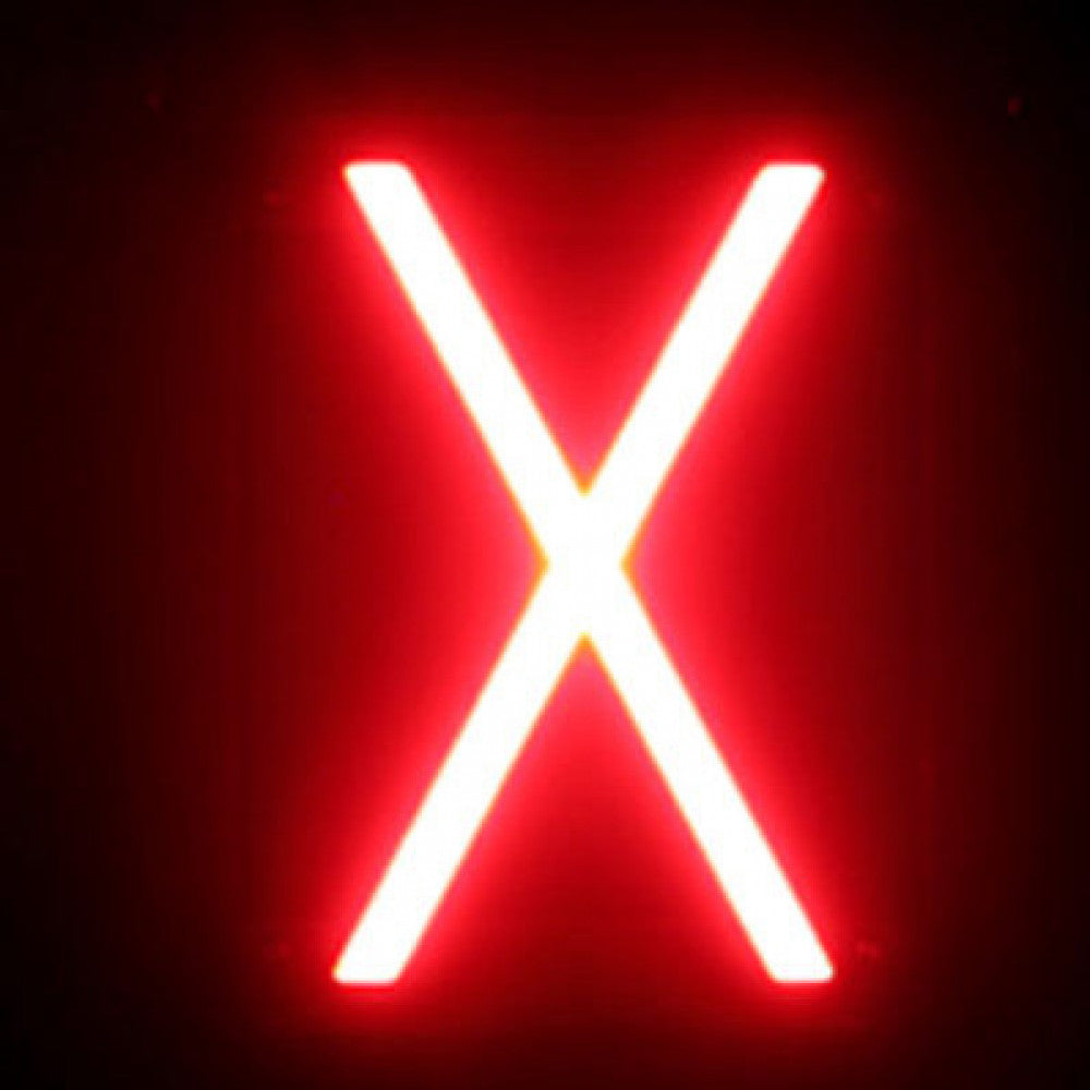 Letra LED Neon X Ancho 105Mm Alto 161Mm Fondo 38Mm - - - Imagen 2