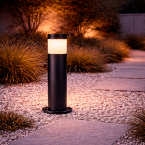 Baliza LED Exterior "Gondomar" 60Cm 7W 2700ºK IP54 Negro