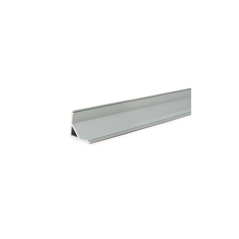 Perfíl Aluminio para Tira LED Instalación Esquinas - Difusor Opal x 1M - Imagen 2