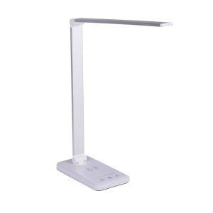 Lámpara de Mesa LED con Cargador Teléfono Inalámbrico 6W 420Lm CCT (Tonalidad Luz Regulable)