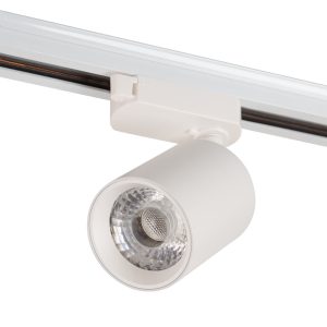 Foco de Carril Monofásico 10W COB Regulable Flicker Free Blanco 4000ºK  [1916-TL-10W-M-W]