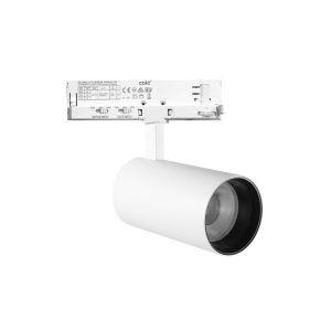 Foco de Carril LED Trifásico Potencia_Temperatura de Color Regulables 20_25_30W 6000_4000_3000K Blanco  [ATL080030-T]