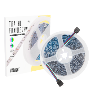Tira de Led Flexible 72W IP20 RGB 12 VDC  5 m.  [BX3-219012]