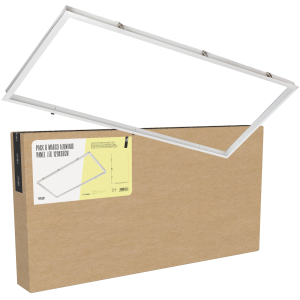 Pack 6 Marco AluMinio Panel Led 1200x600 [BX3-AF-1200x600]